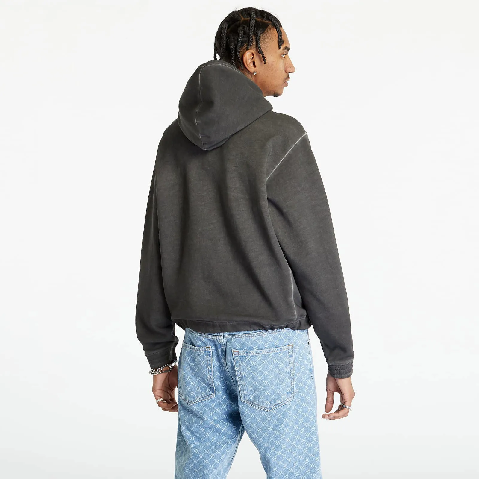 REEBOK BASKETBALL COURT TOP BIDYE FLEECE HOODIE