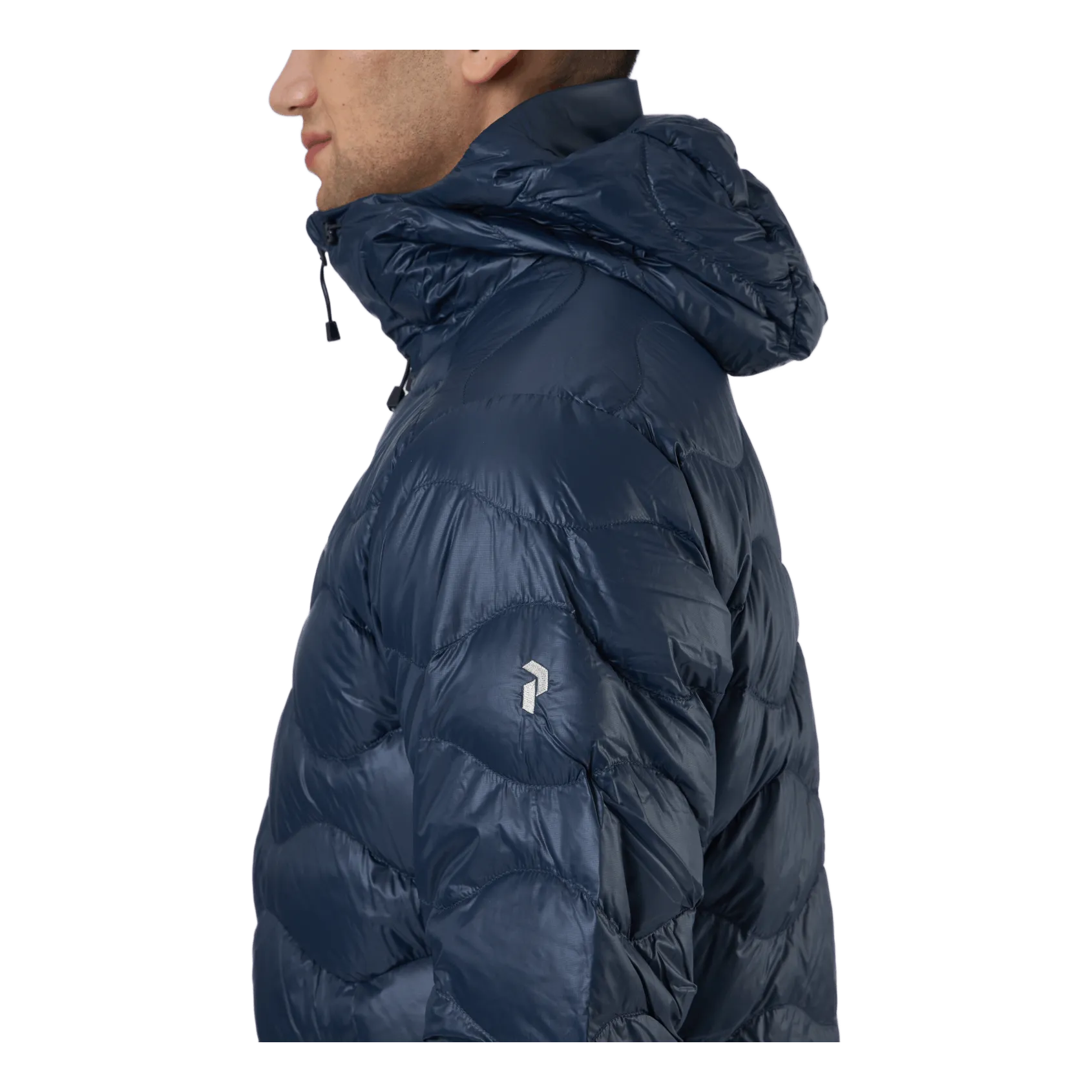 Rendimiento máximo M Helium Down Hood Jacket Blue Shadow