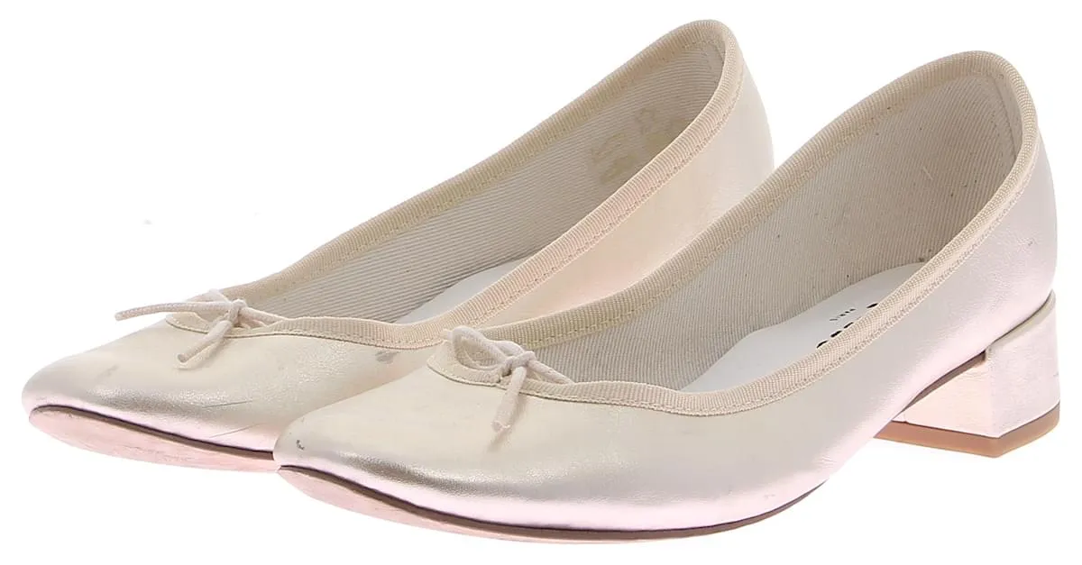 REPETTO Bailarinas T.EU 37.5 Cuero charolado Rosa 