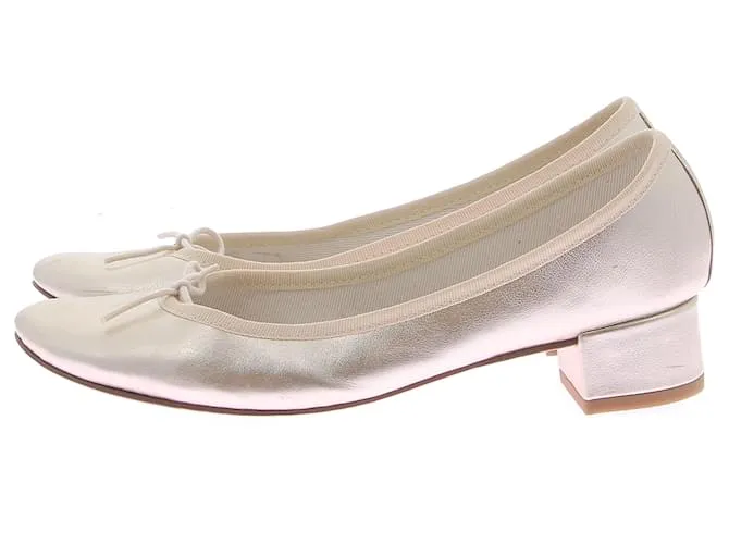 REPETTO Bailarinas T.EU 37.5 Cuero charolado Rosa 