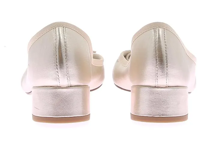 REPETTO Bailarinas T.EU 37.5 Cuero charolado Rosa 