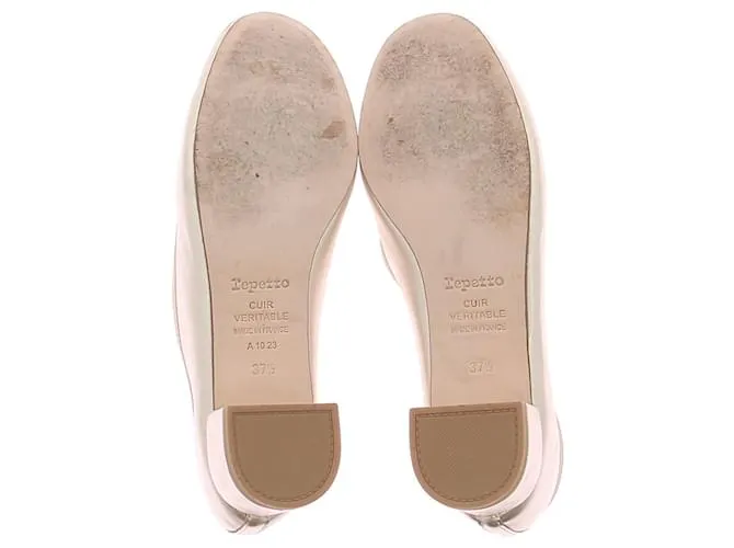 REPETTO Bailarinas T.EU 37.5 Cuero charolado Rosa 