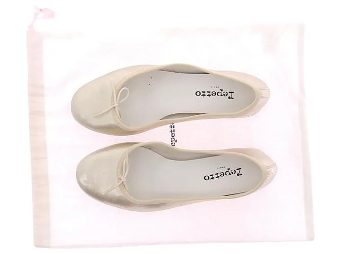 REPETTO Bailarinas T.EU 37.5 Cuero charolado Rosa 