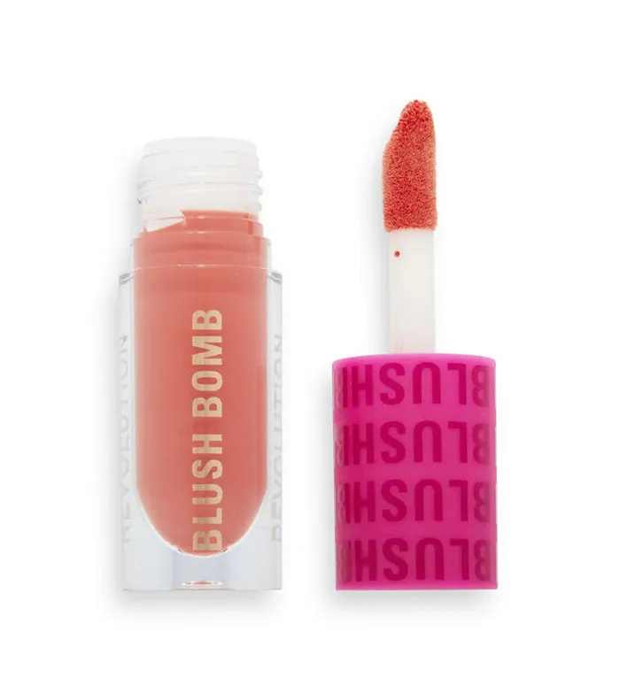 REVOLUTION  COLORETE LíQUIDO BLUSH BOMB  GLAM ORANGE