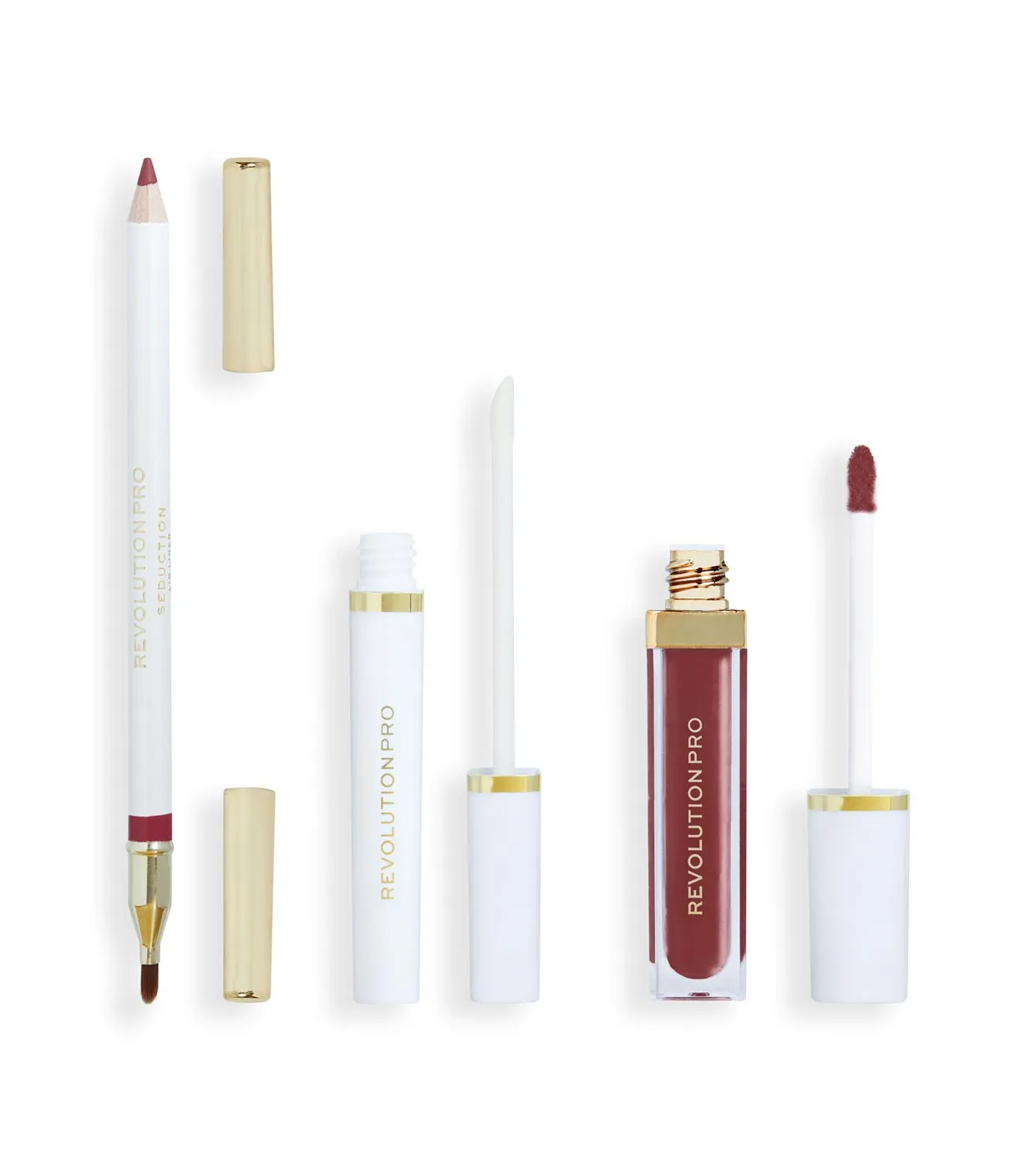 REVOLUTION PRO  *ICONIC*  SET DE LABIOS LIP EDIT  SEDUCTION