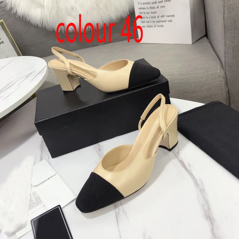 Sandalia de vestir Zapatos de diseñador de cuero Tacón grueso tacones altos Sandalias con hebilla de cinturón Moda Sexy Bar Fies