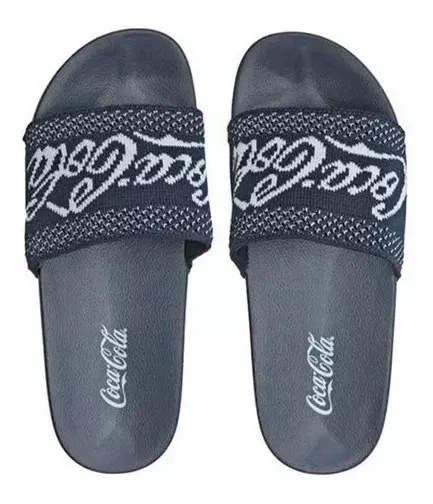 Sandalia Slide Knit Coca Cola Shoes Men Classic