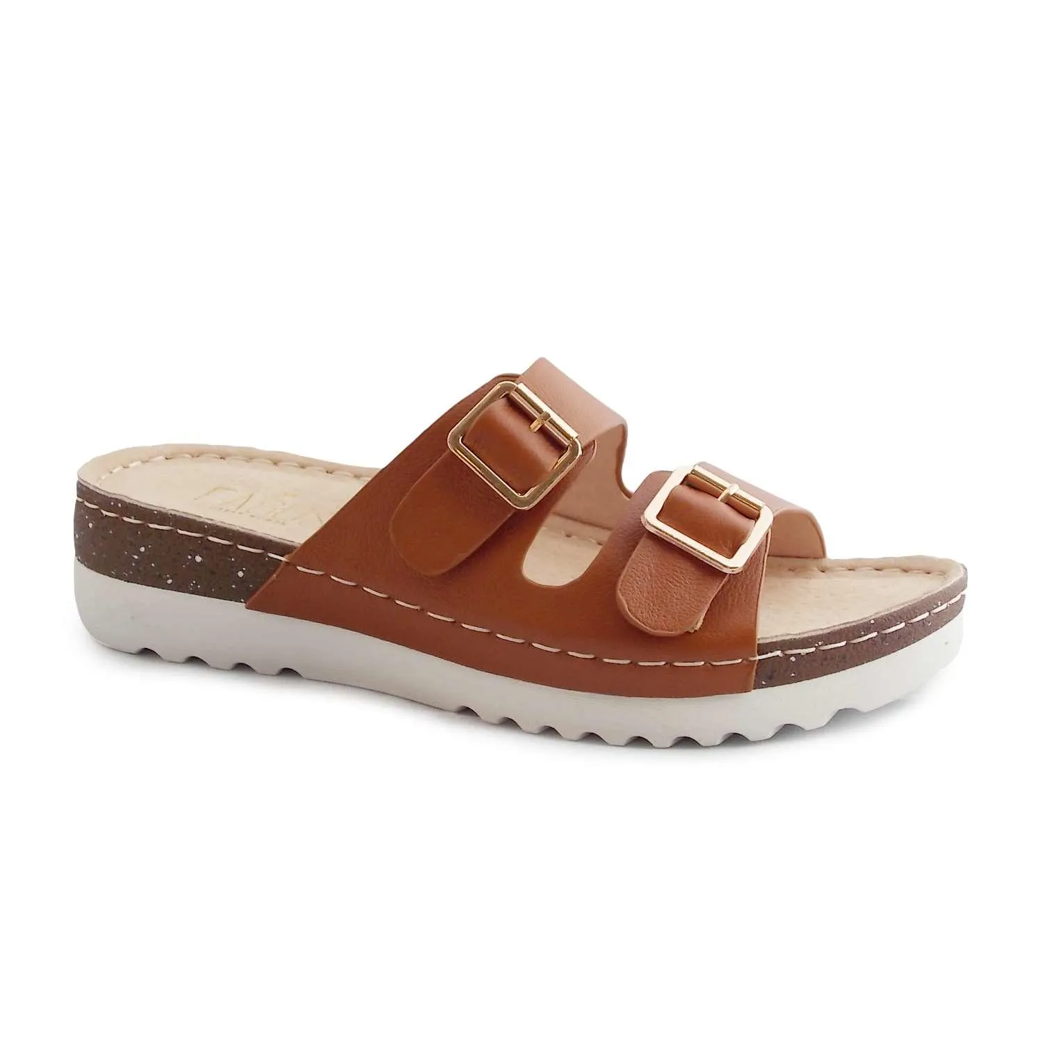 Sandalia Slip On Doble Hebilla 4ss3917