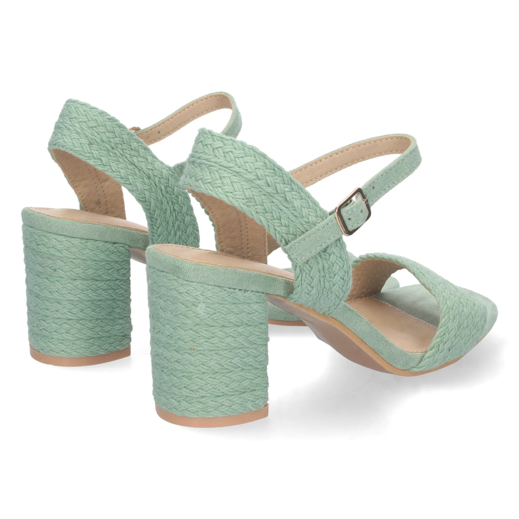SANDALIA TACóN TERE  VERDE