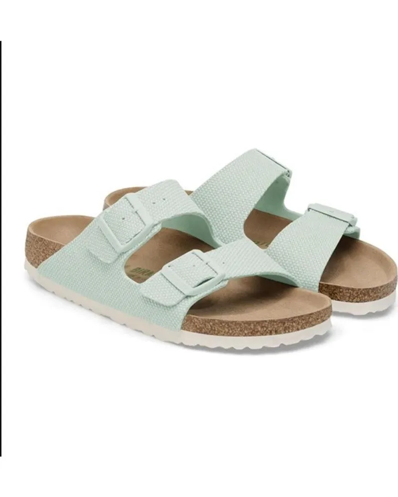 Sandalias BIRKENSTOCK  de Mujer ARIZONA VEGAN CANVAS  VERDE CLARO