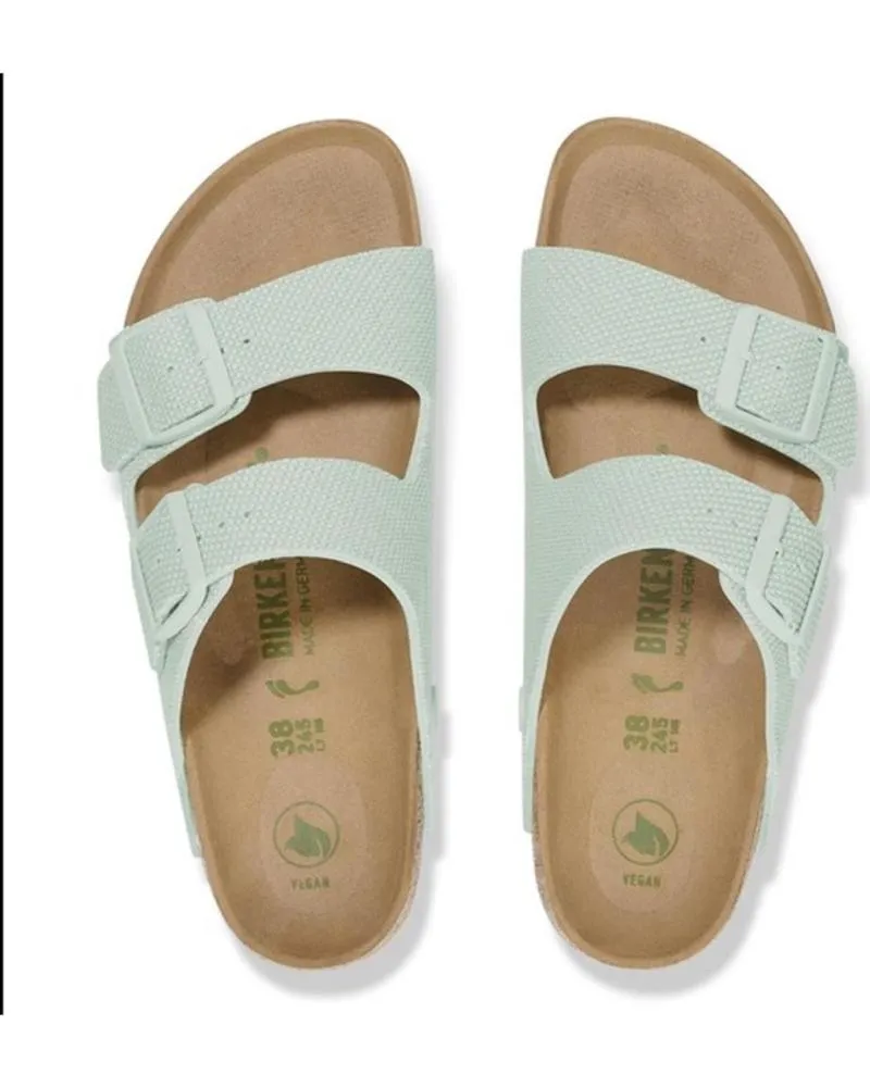 Sandalias BIRKENSTOCK  de Mujer ARIZONA VEGAN CANVAS  VERDE CLARO
