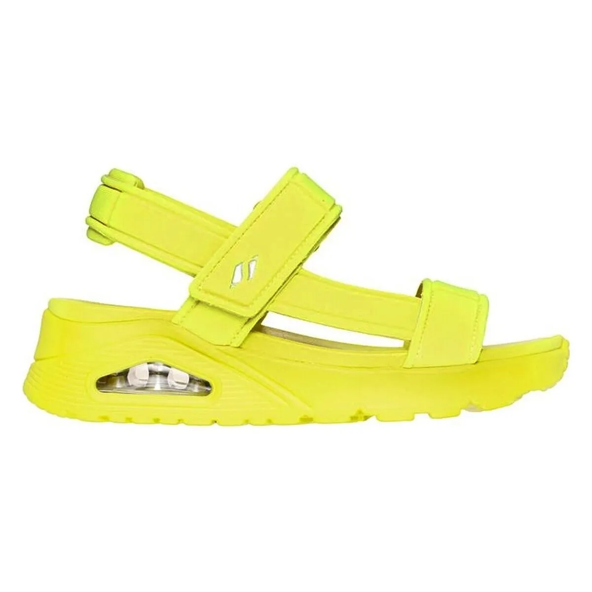 SANDALIAS CAMARA DE AIRE  UNO  FUN STAND AMARILLO