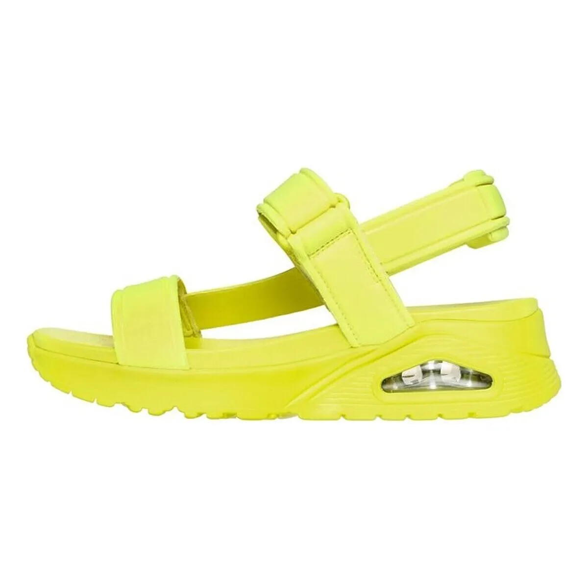 SANDALIAS CAMARA DE AIRE  UNO  FUN STAND AMARILLO