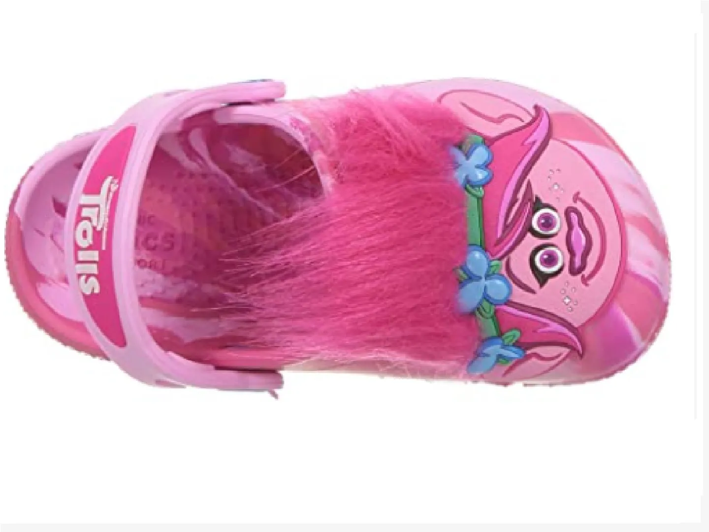 Sandalias Crocs Trolls Rosa Para Niña