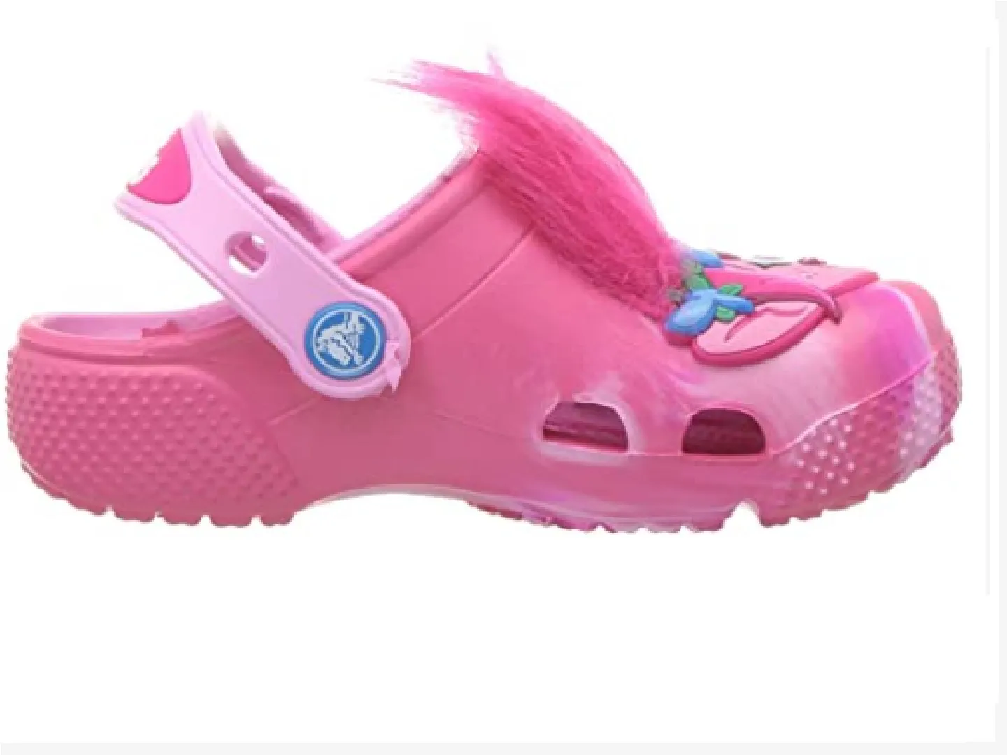 Sandalias Crocs Trolls Rosa Para Niña