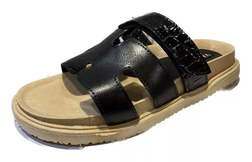 SANDALIAS OJOTAS DE MUJER BAJAS CóMODAS VALTINO MODA ART490