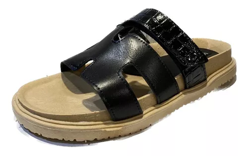 SANDALIAS OJOTAS DE MUJER BAJAS CóMODAS VALTINO MODA ART490