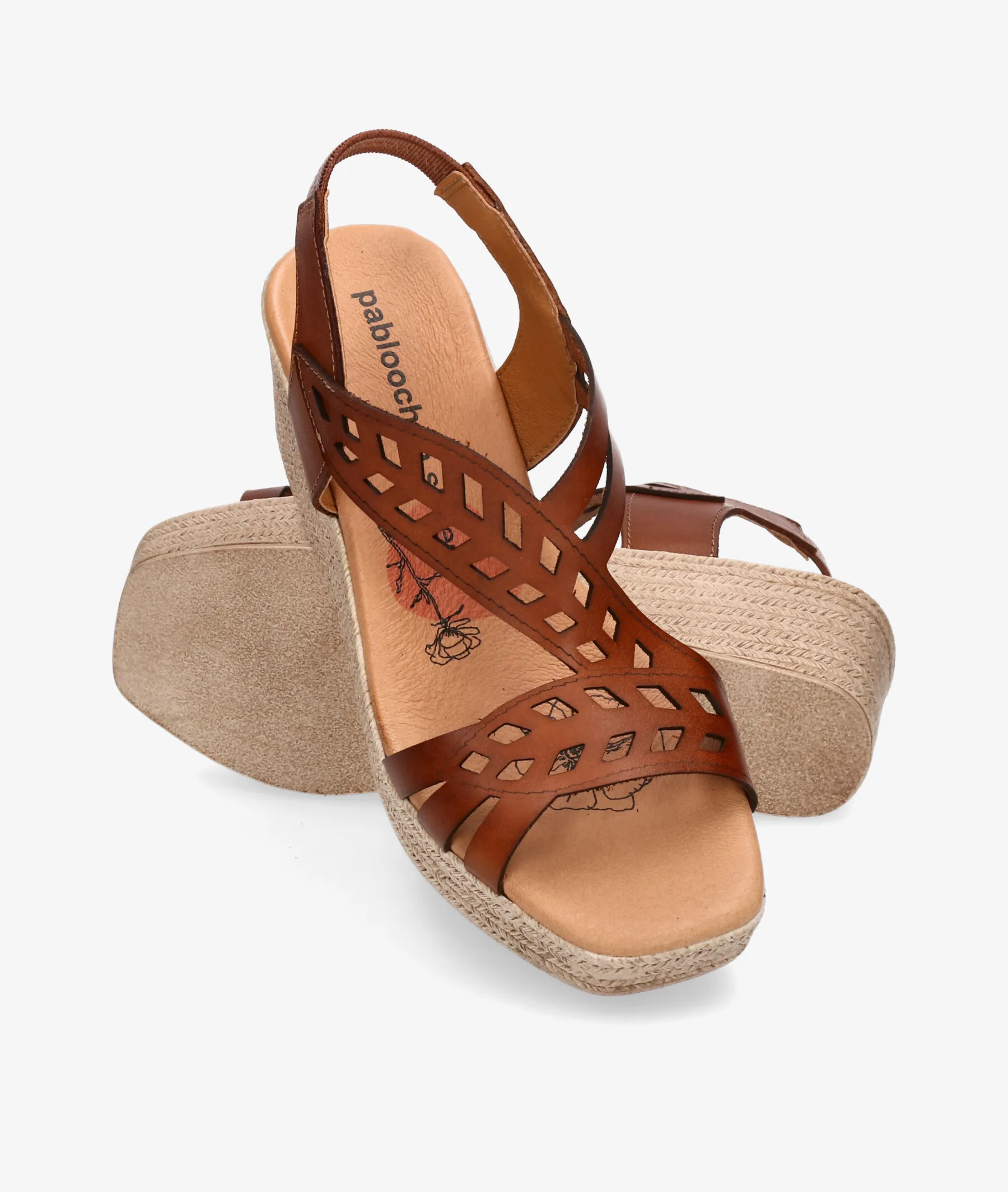 Sandalias pabloochoa.shoes 7068 en cuero
