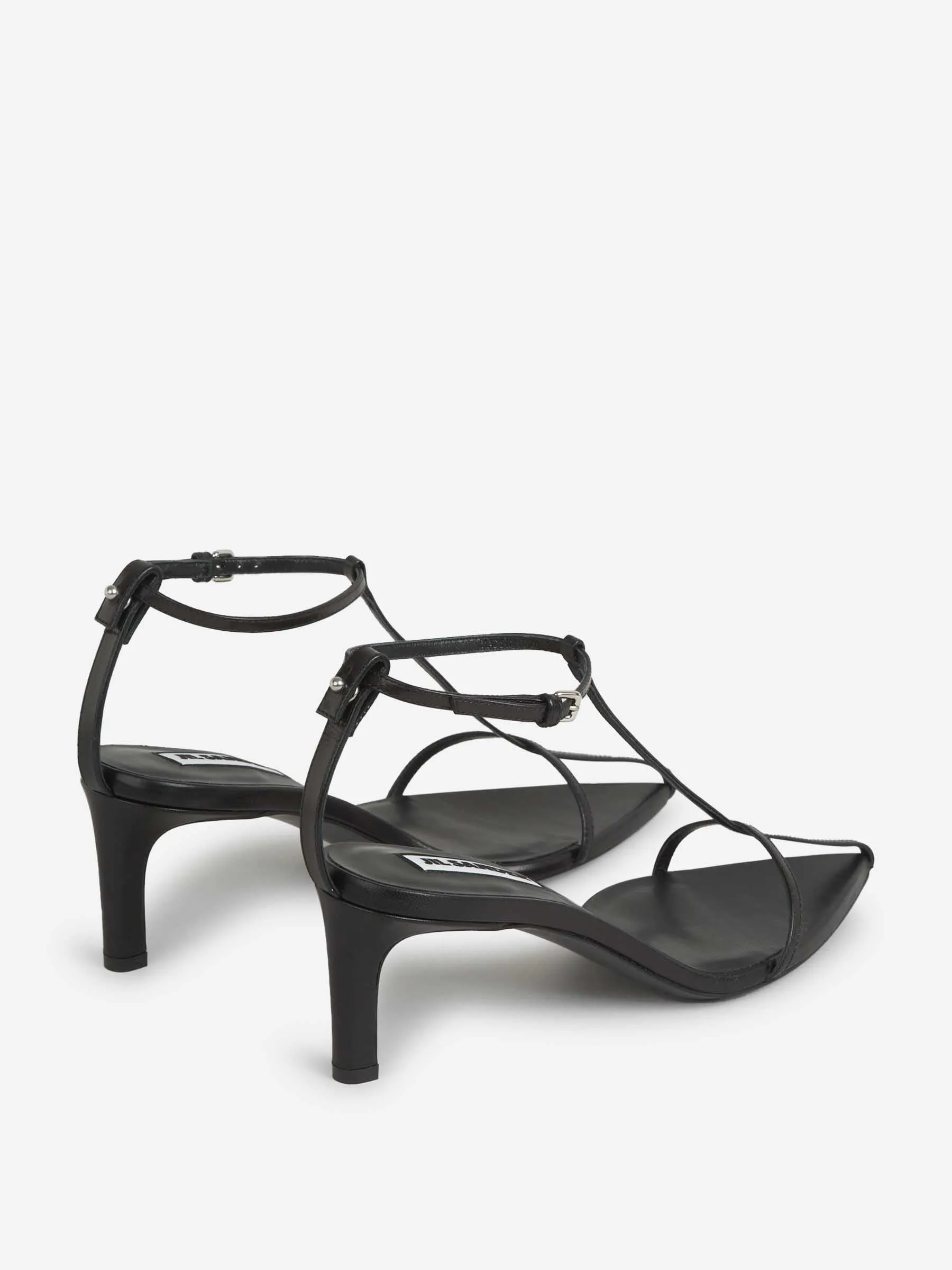 Sandalias Tacón Piel