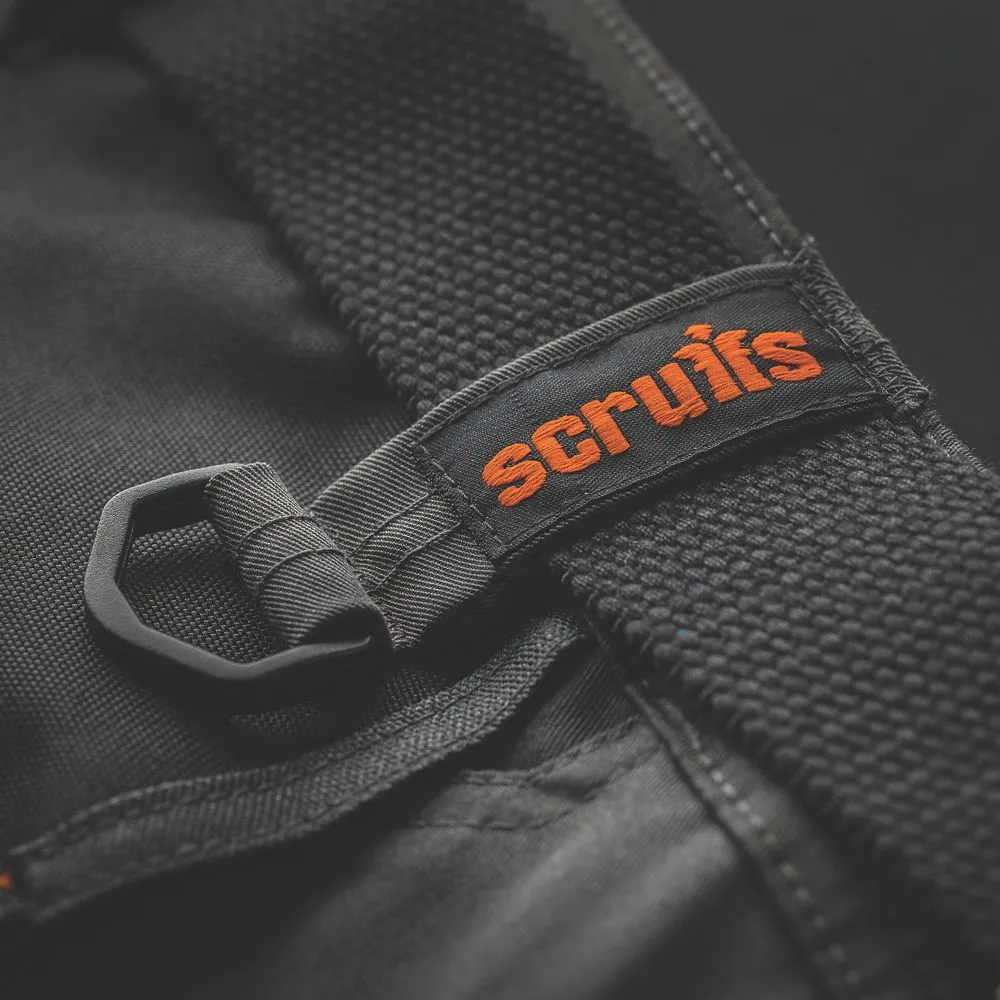 Scruffs Pro Flex Holster, pantalón de trabajo, grafito (cintura 36