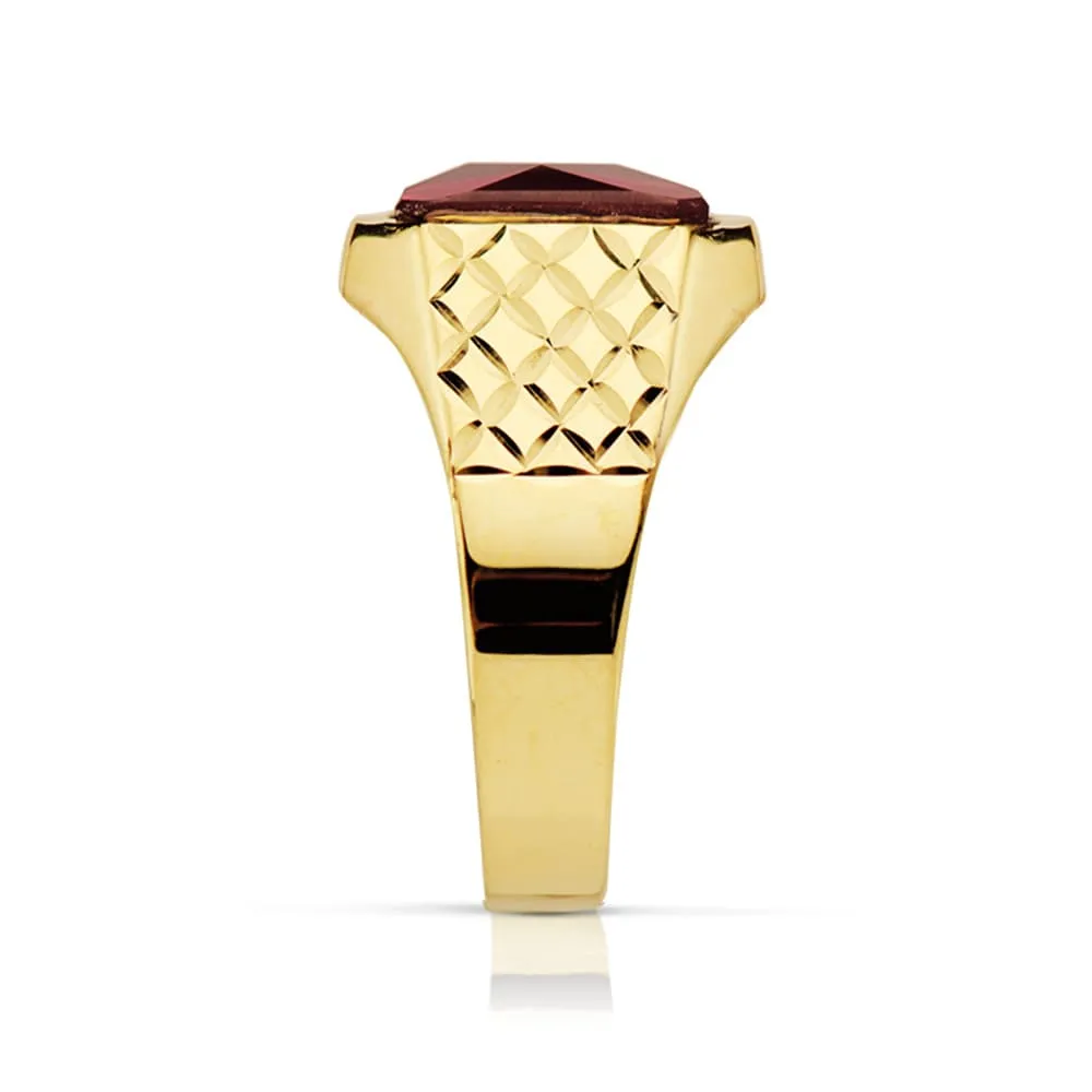 Sello Oro con Rubi Spinel
