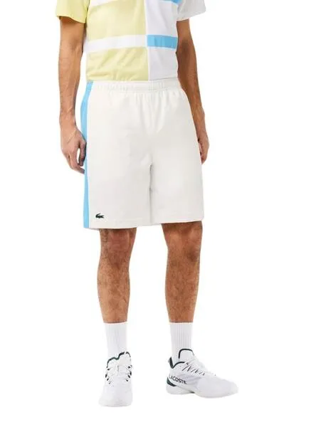 Short Lacoste Sportsuit Blanco Para Hombre