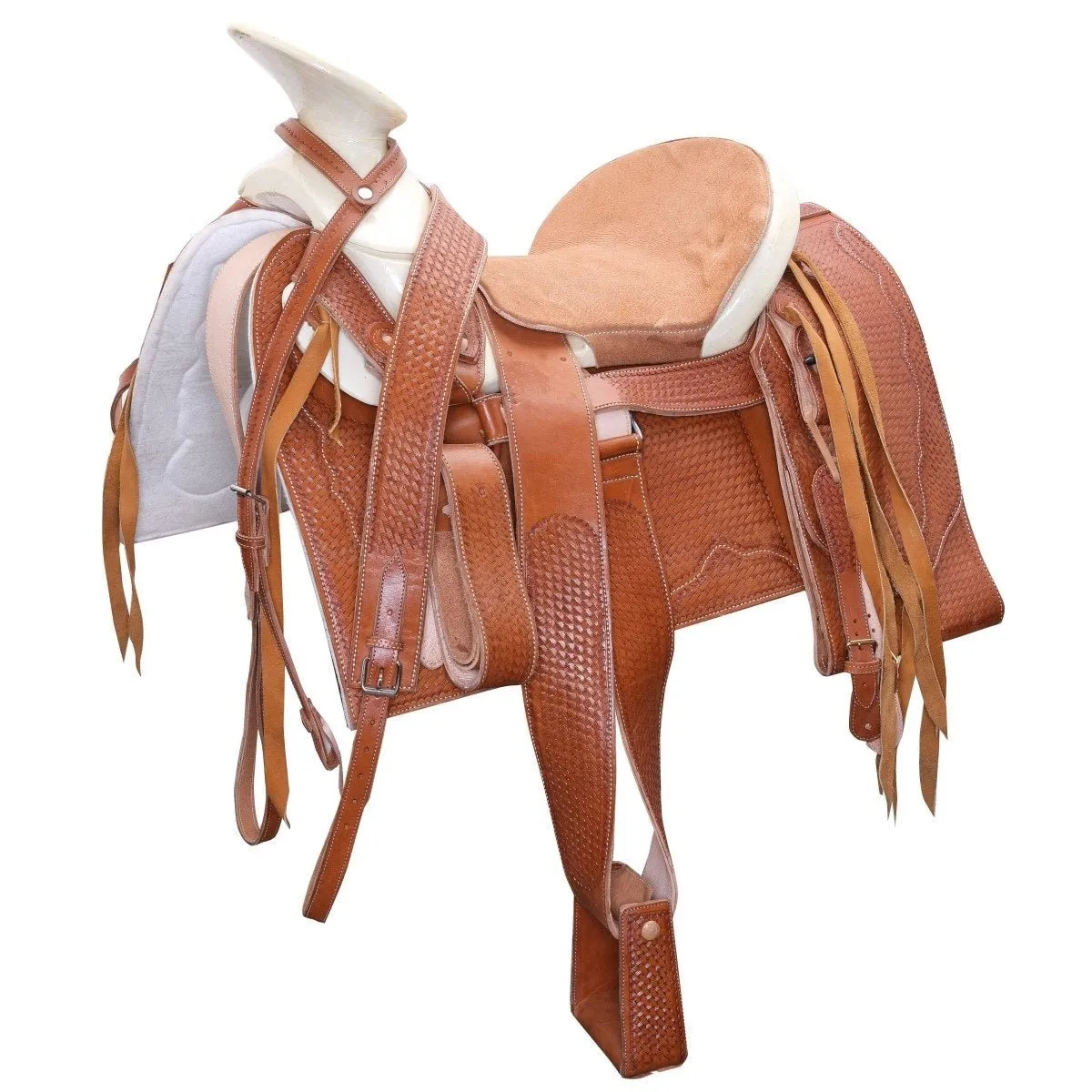 SILLA DE MONTAR CHARRA CUADRADA CANTINA CUADRADA MEXICANA WD1081