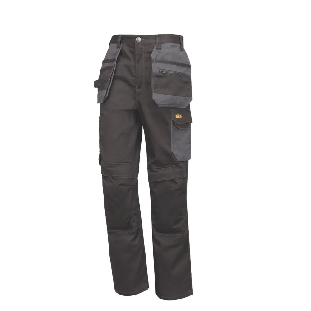 Site Coppell, pantalón con bolsillos de pistolera, negro/gris (cintura 38