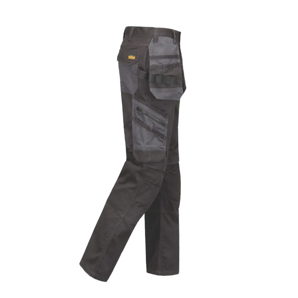 Site Coppell, pantalón con bolsillos de pistolera, negro/gris (cintura 38