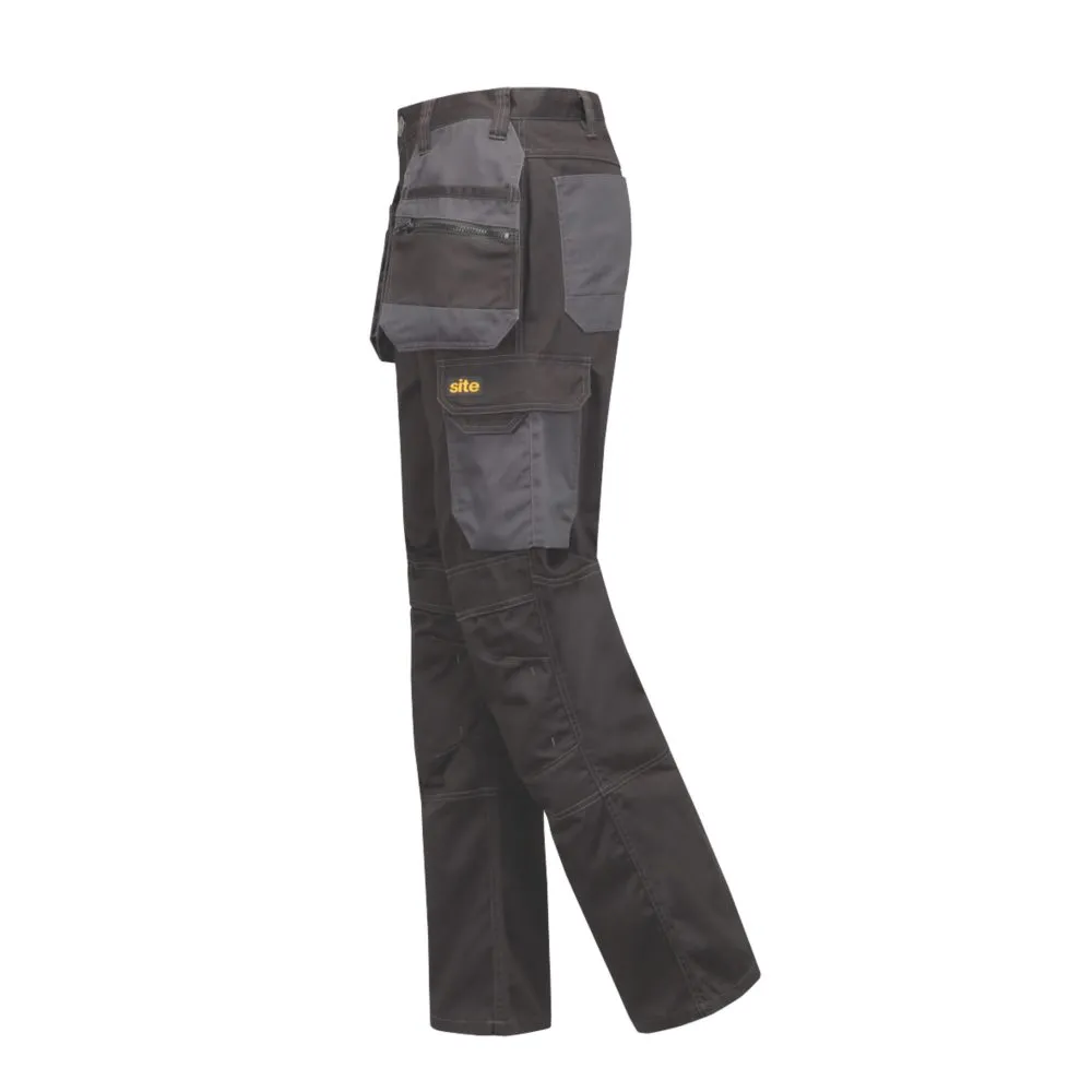 Site Coppell, pantalón con bolsillos de pistolera, negro/gris (cintura 38