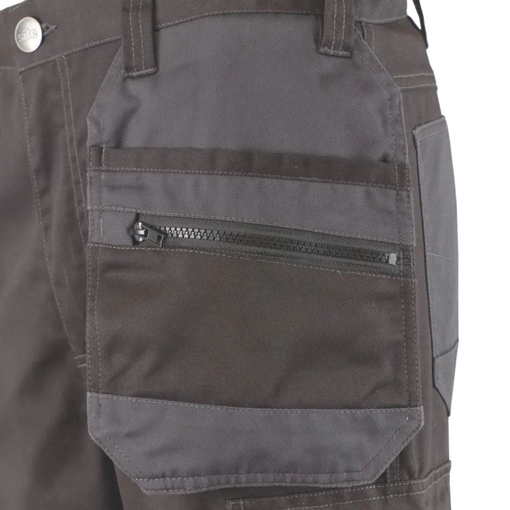 Site Coppell, pantalón con bolsillos de pistolera, negro/gris (cintura 38