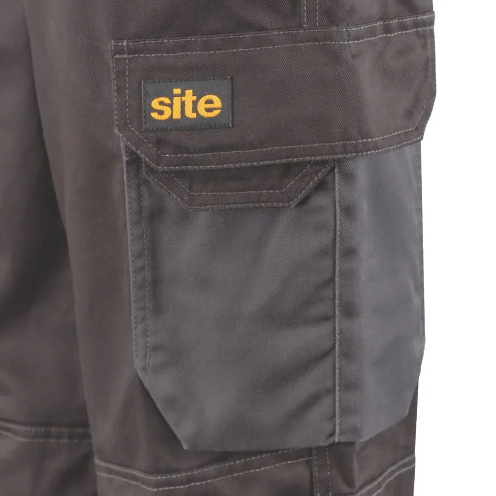 Site Coppell, pantalón con bolsillos de pistolera, negro/gris (cintura 38