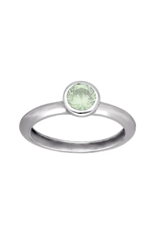 SORTIJA PLATA CON OLIVINA OUTLET JOYERíA 103_YR5675O