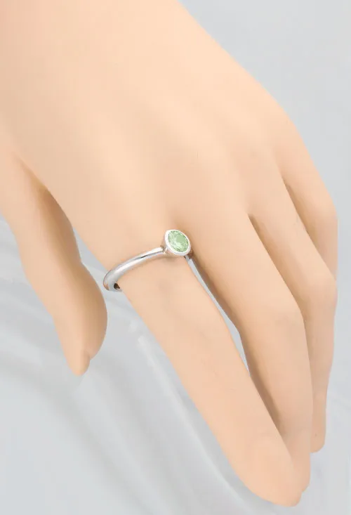 SORTIJA PLATA CON OLIVINA OUTLET JOYERíA 103_YR5675O