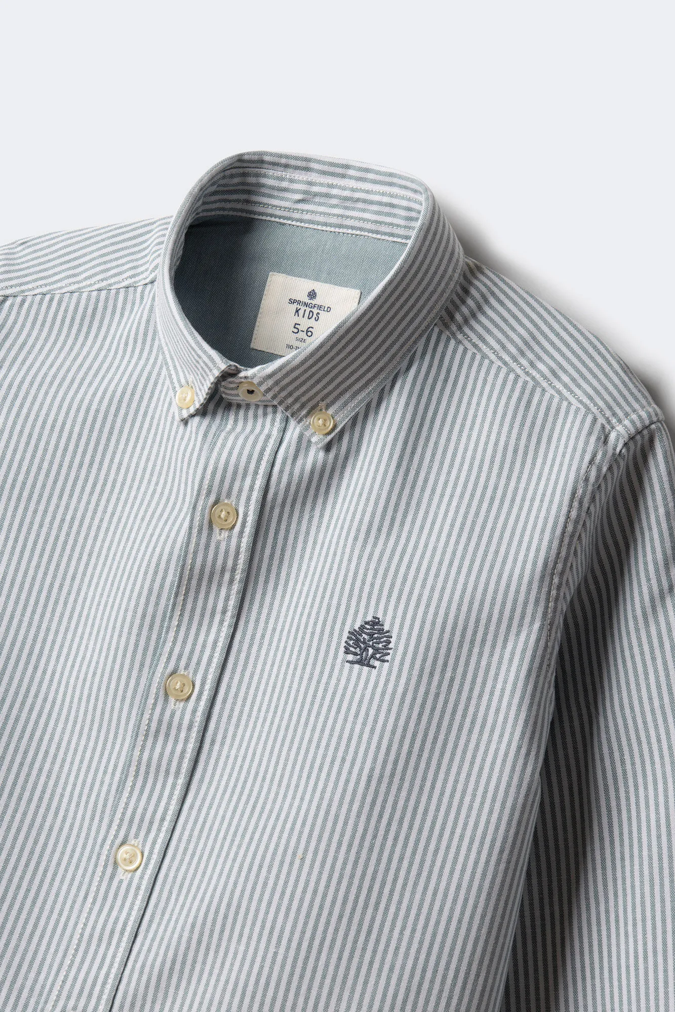 Springfield Kids Camisa pinpoint raya niño