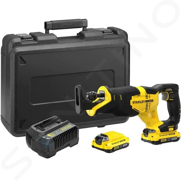 STANLEY HERRAMIENTAS  SIERRA CIRCULAR AKU DE 18 V, 2 BATERíAS DE IONES DE LITIO DE 2,0 AH, CARGADOR SFMCS300D2KQW