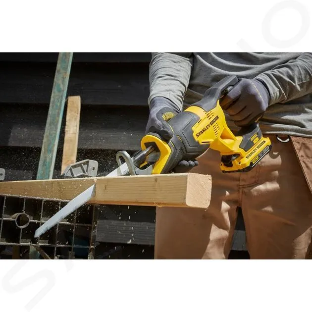 STANLEY HERRAMIENTAS  SIERRA CIRCULAR AKU DE 18 V, 2 BATERíAS DE IONES DE LITIO DE 2,0 AH, CARGADOR SFMCS300D2KQW