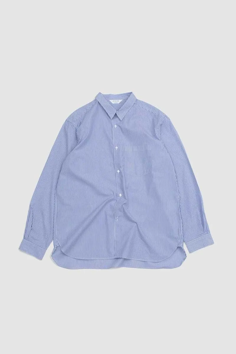 STILL BY HAND CAMISA DE RAYAS AZULES REGULAR COLLAR