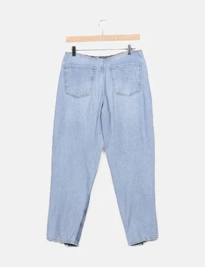 Stradivarius Jeans denim cintura ripped