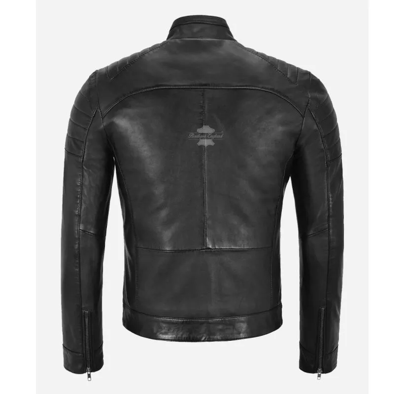 STRIDER Leather Jacket Men's Premium Soft Fashion Leather Jacket