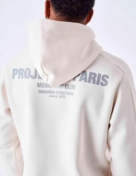 SUDADERA CAPUCHA 2422052  TIZA