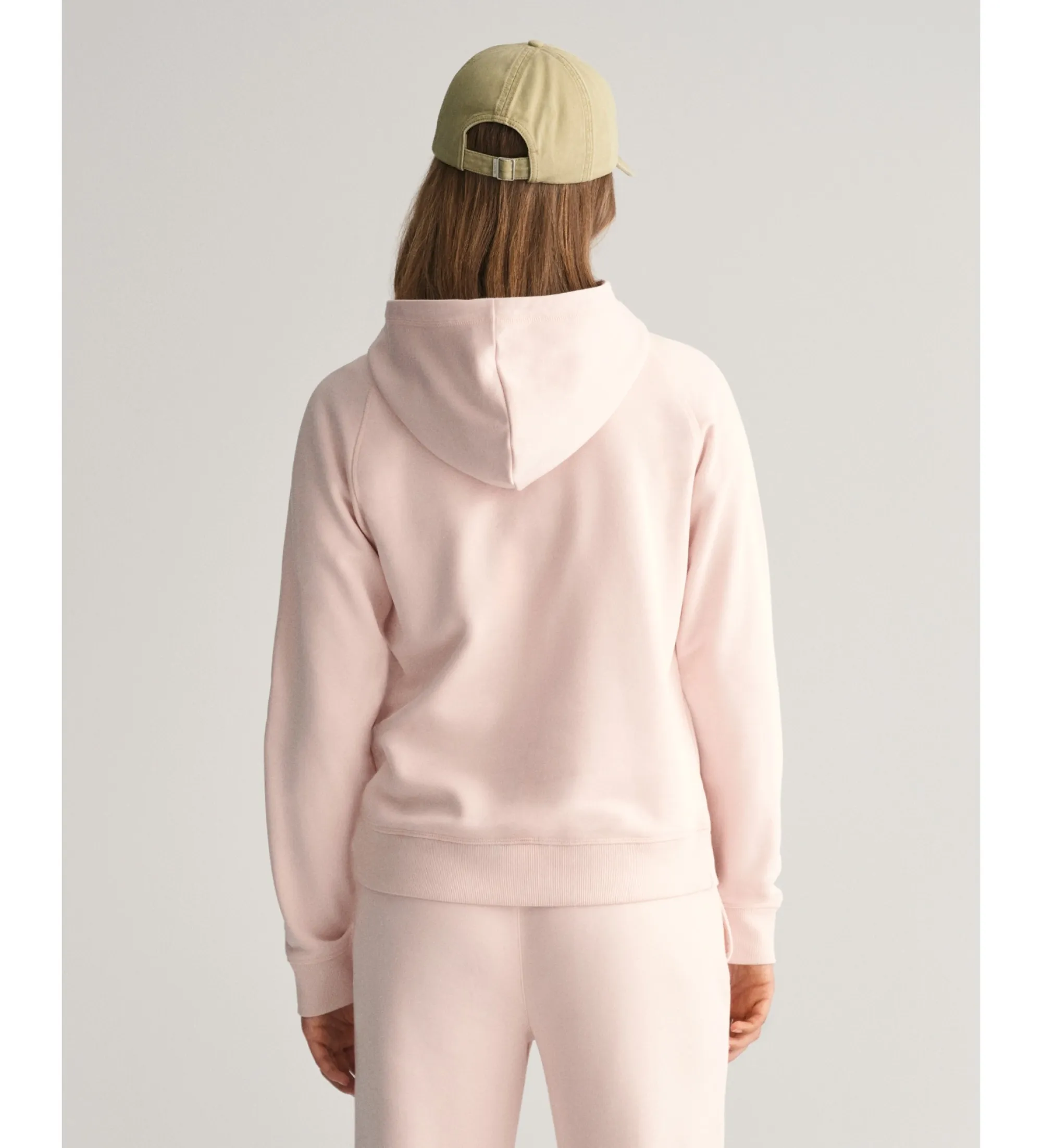 Sudadera con capucha Shield rosa