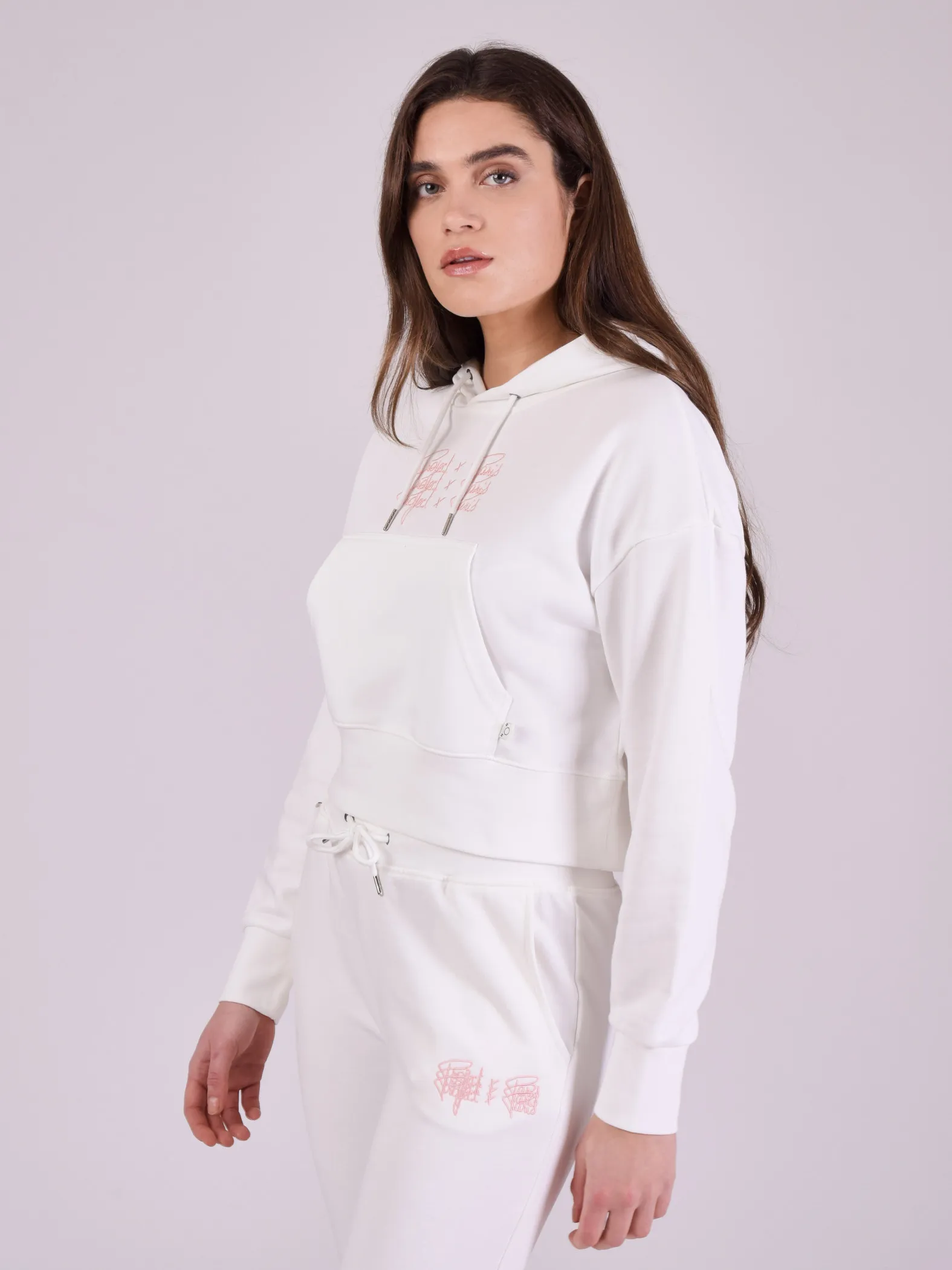 Sudadera con triple logotipo