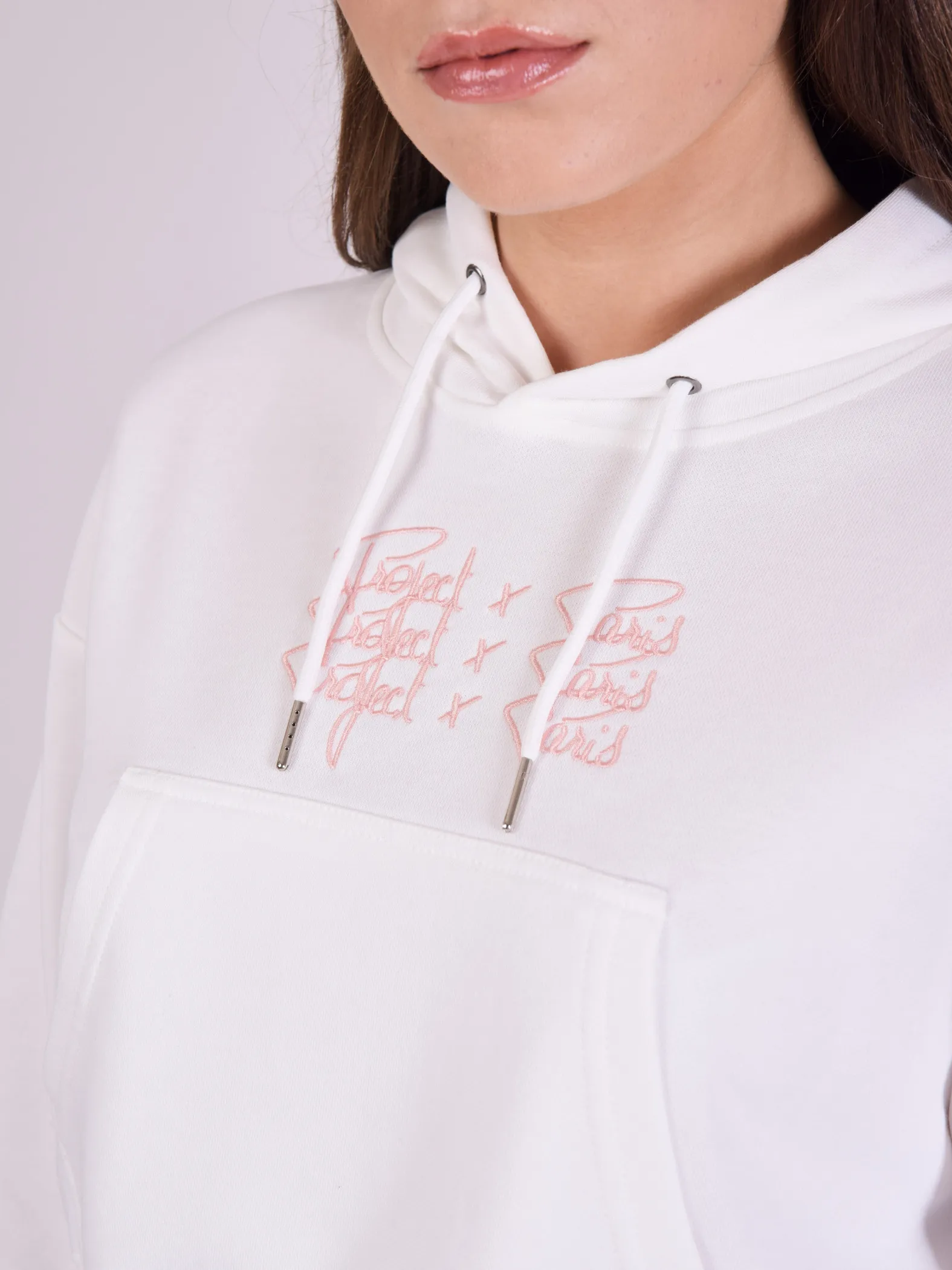Sudadera con triple logotipo