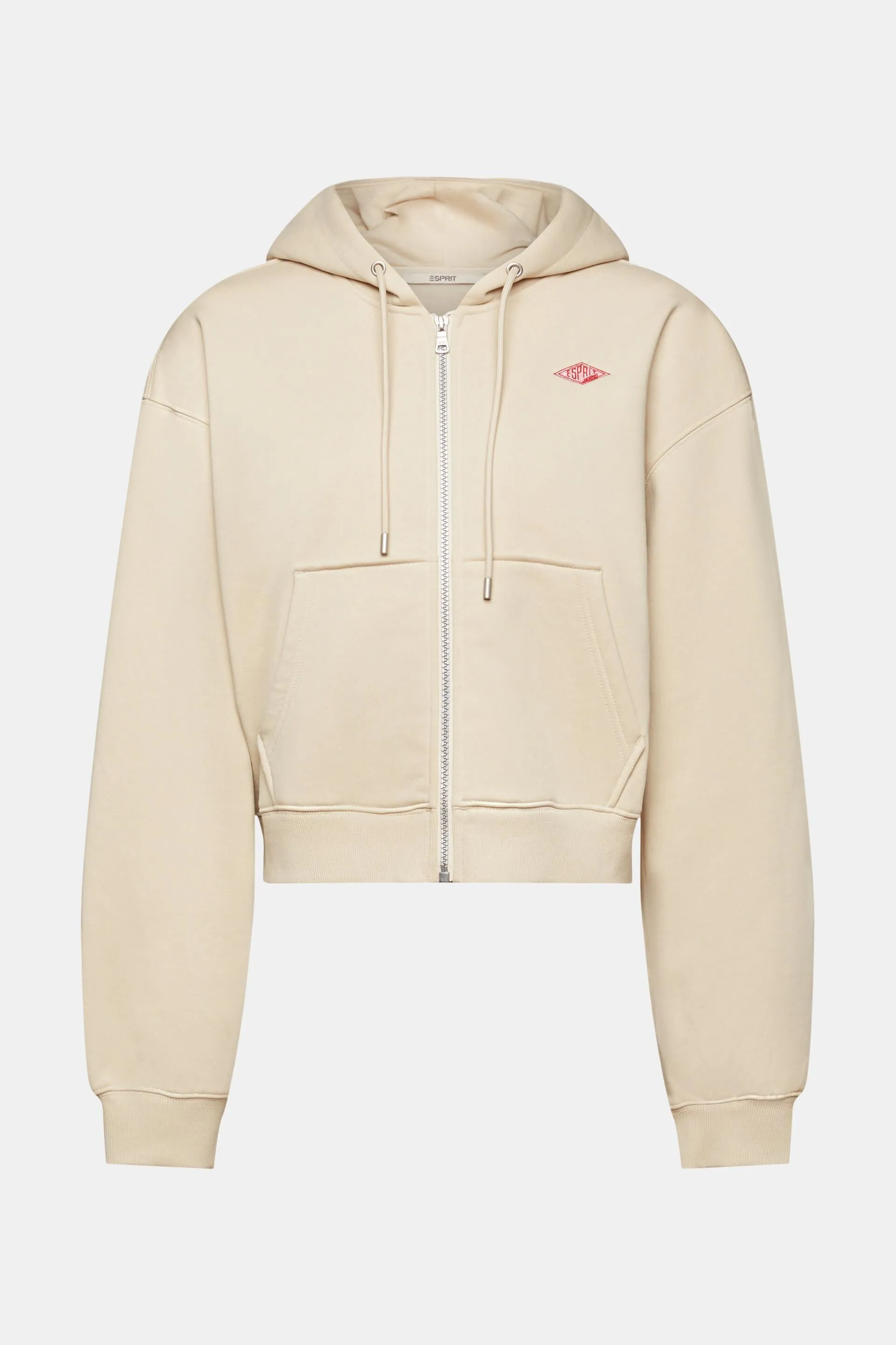 Sudadera de cremallera con capucha y logo