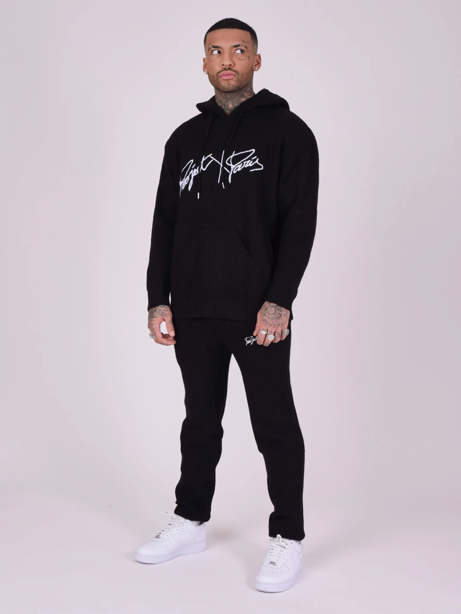 Sudadera de malla con capucha