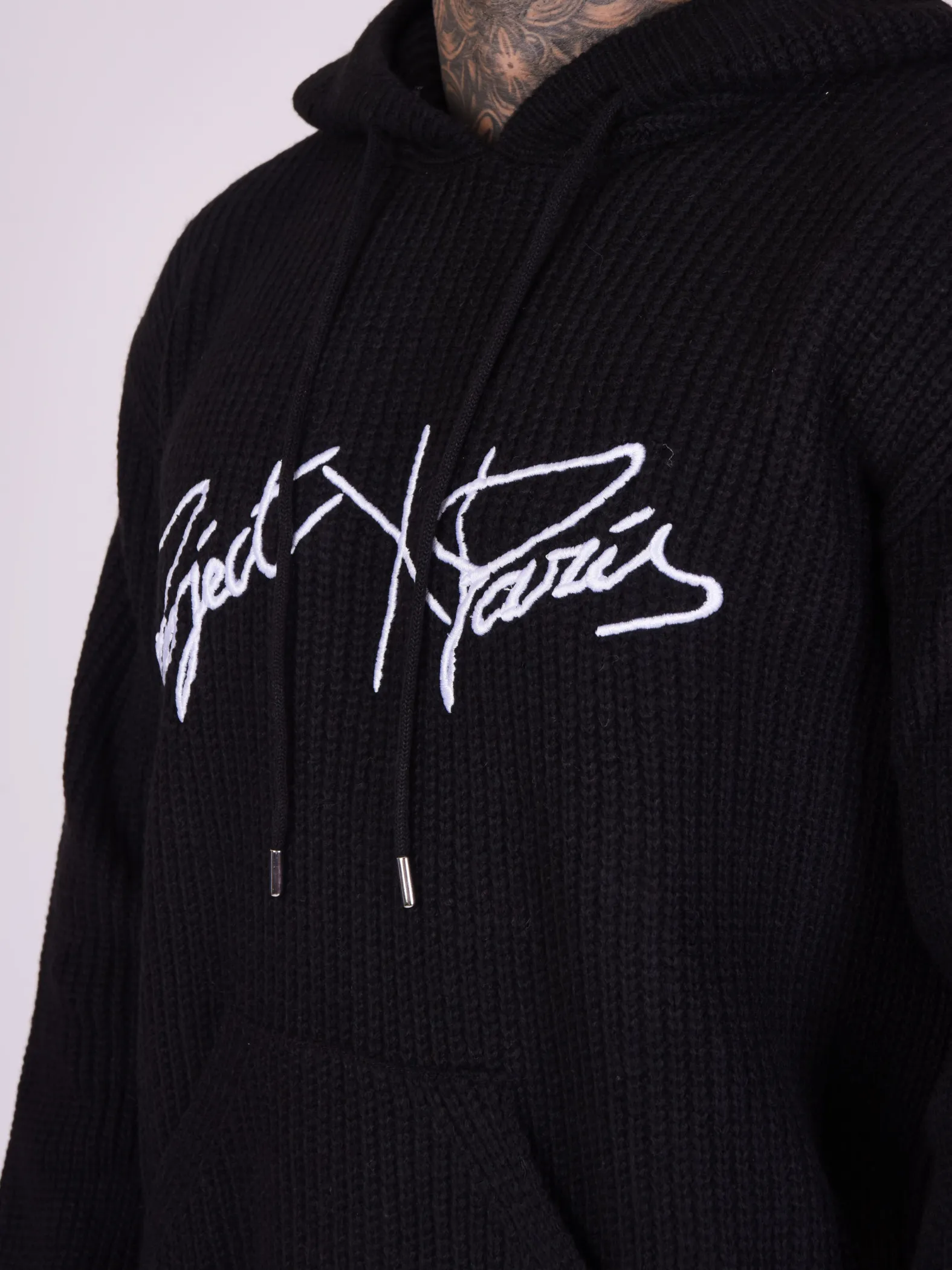 Sudadera de malla con capucha
