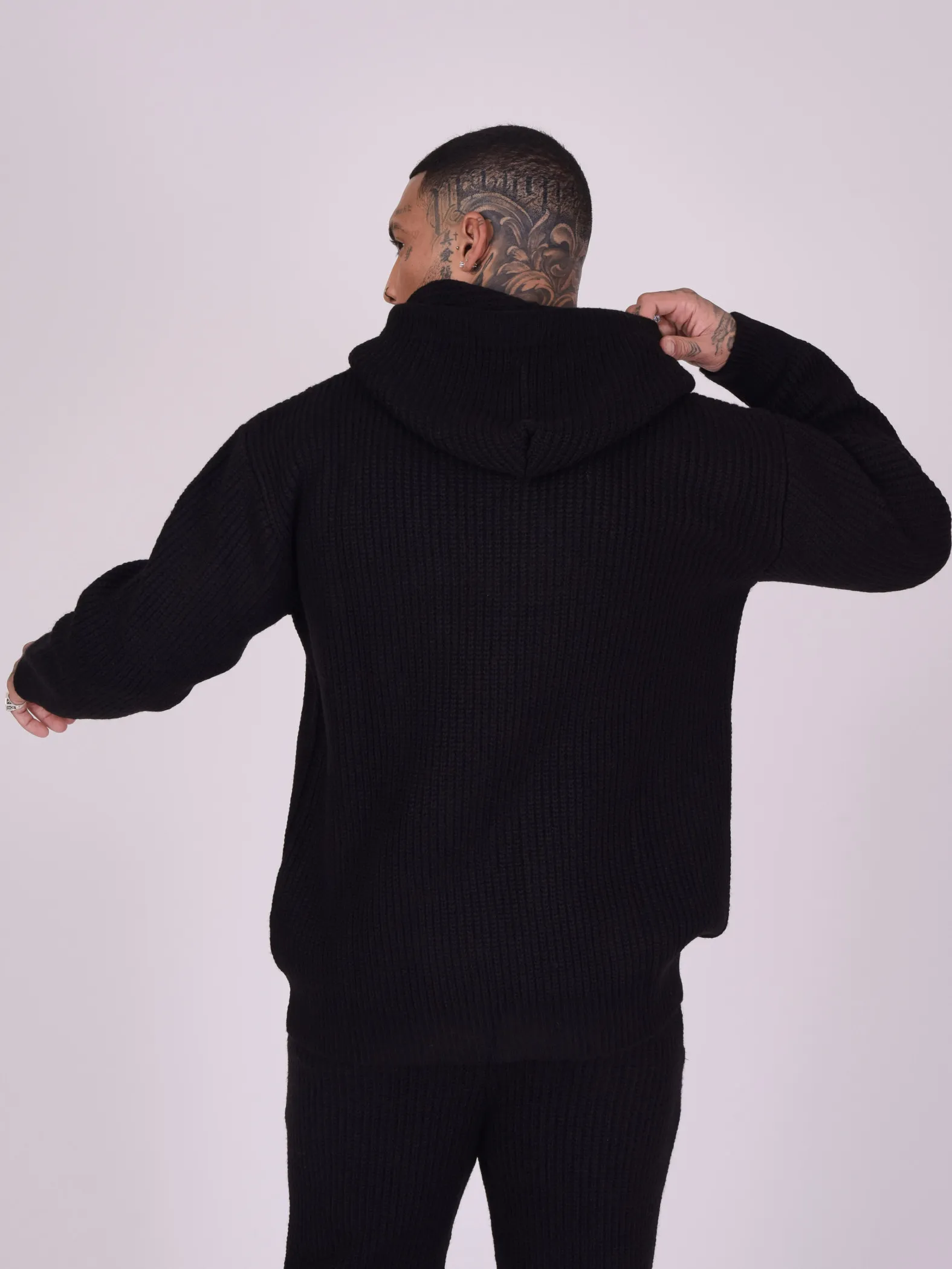 Sudadera de malla con capucha
