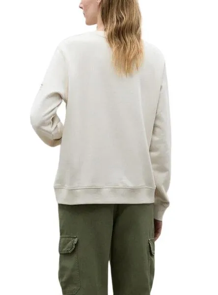 Sudadera Ecoalf Efeso Blanco para Mujer