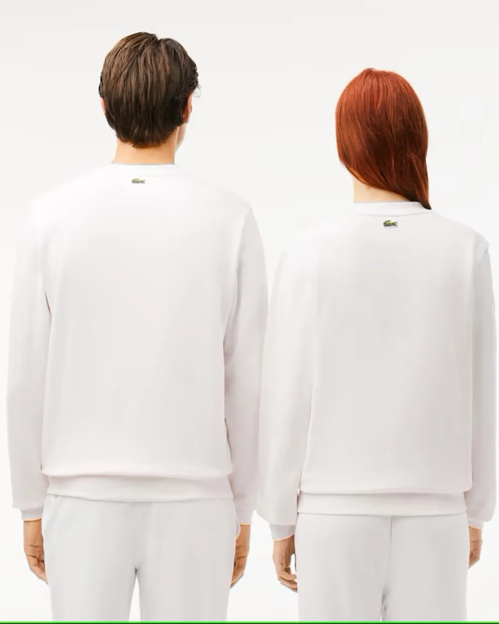SUDADERA LACOSTE SH2736 BLANCO